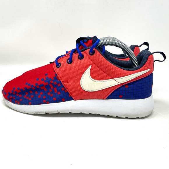 Nike Roshe One Print GS Light Crimson Blue Youth 6.5 - Picture 4 of 8